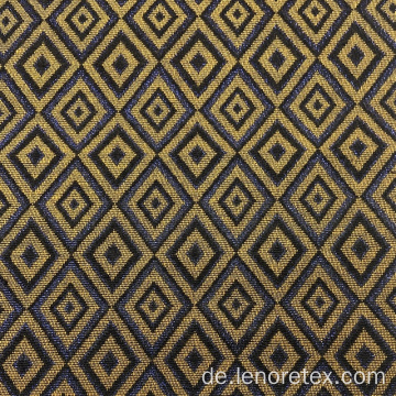 Metallic Lurex Gold Acryl Polyester Woven Jacquard-Gewebe